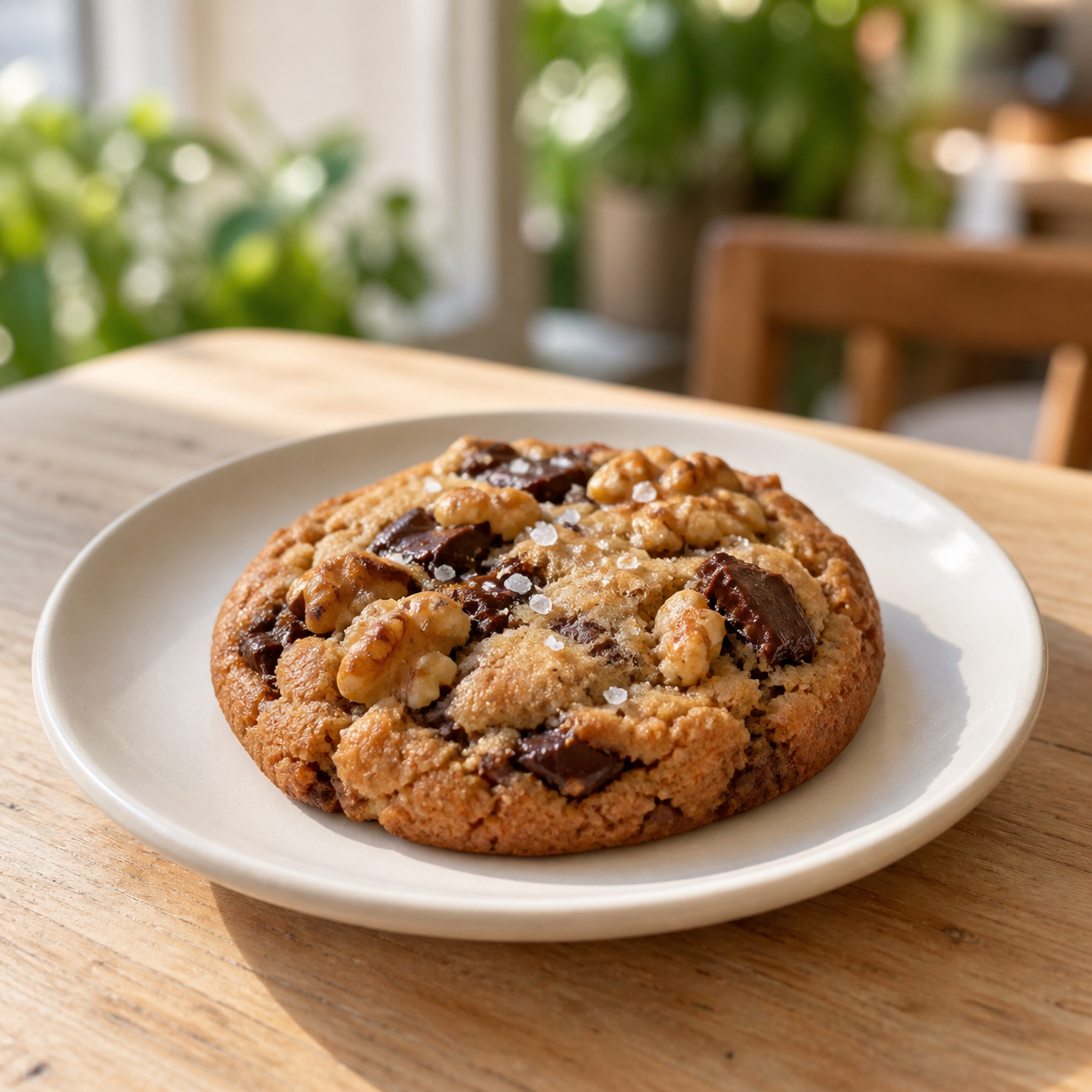Brown Butter Walnut & Sea Salt Cookie