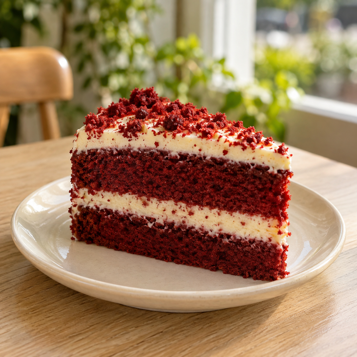Classic Red Velvet Slice Cake