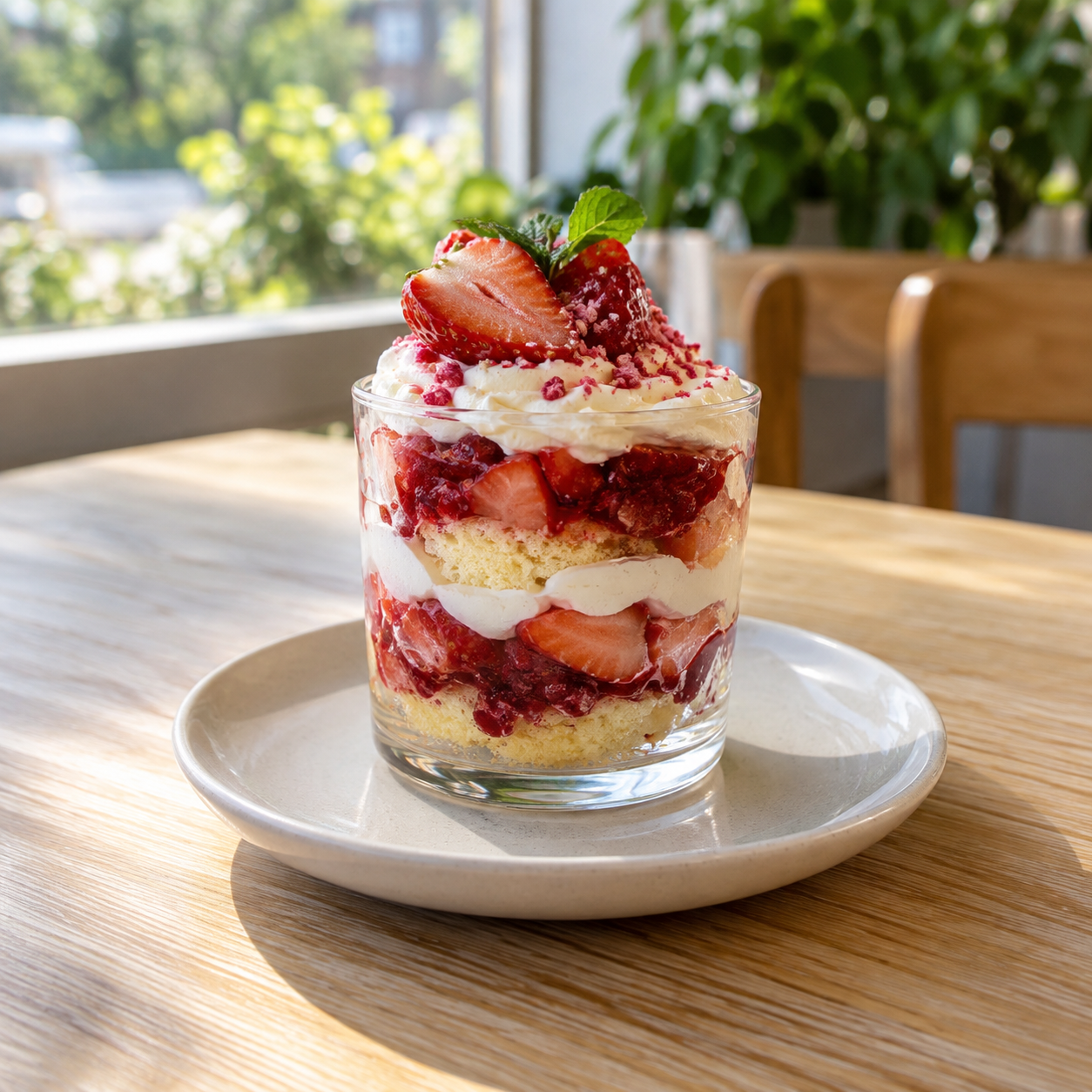 Classic Strawberry Parfait Cup