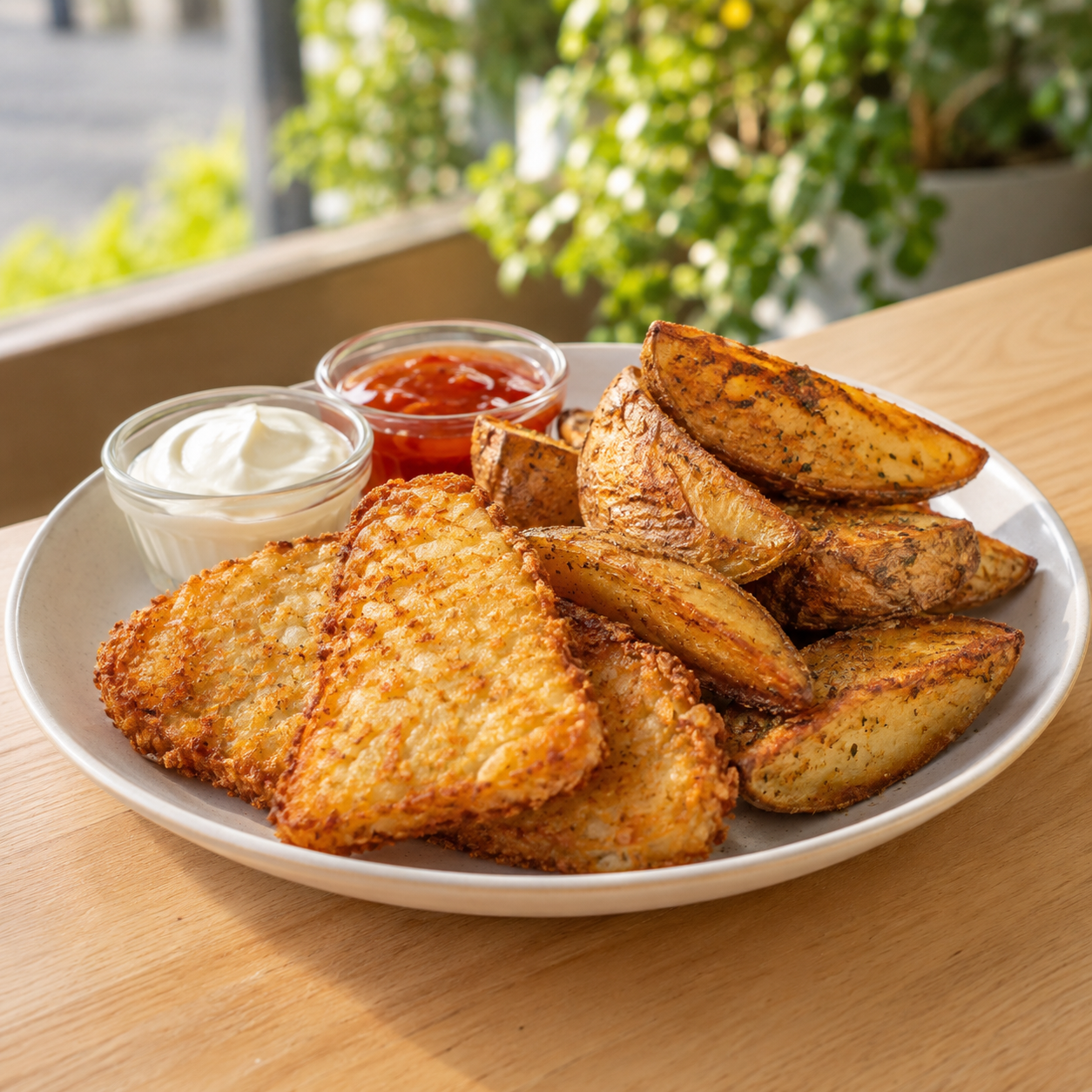 Crispy Hash Browns & Wedges Basket