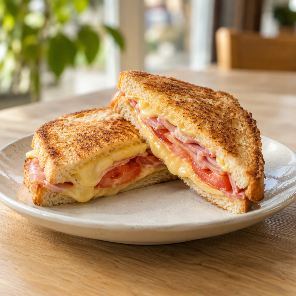 Ham, Cheese & Tomato Sandwich