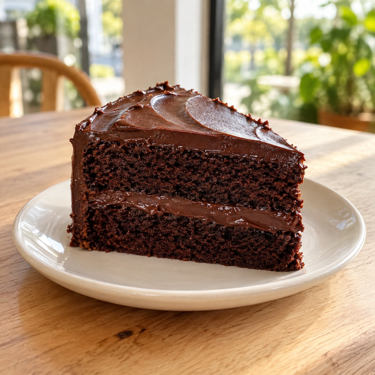 Layered Chocolate Fudge Cake